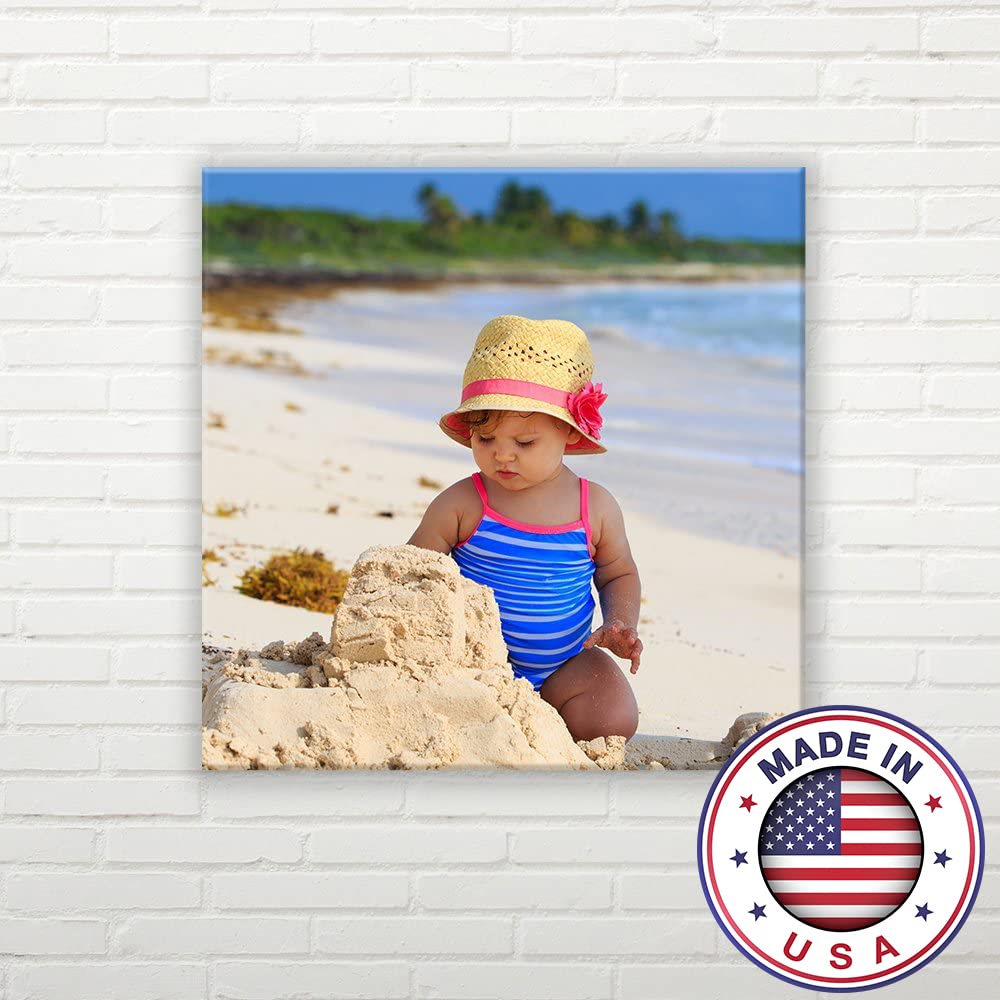 Wall26 Personalized Photo To Canvas Print Wall Art - Custom Your Photo On Canvas Wall Art - Digitally Printed (16 '' X 16 '')